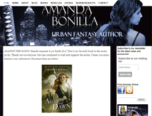 Tablet Screenshot of amandabonilla.com